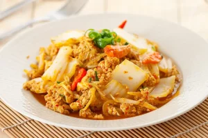 Oseng Sawi Putih Pedas Manis